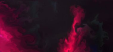 Posterler ve basılı malzemeler için alkol mürekkebi. Renklerin akışkan sanat karışımı.