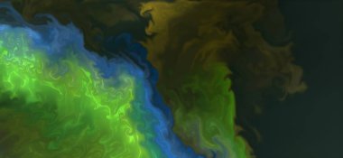 Posterler ve basılı malzemeler için alkol mürekkebi. Renklerin akışkan sanat karışımı.