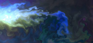 Posterler ve basılı malzemeler için alkol mürekkebi. Renklerin akışkan sanat karışımı.