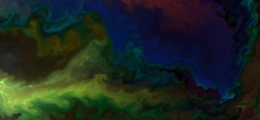 Renklerin karışımı dalgalar ve girdaplar yaratır. Posterler ve diğer basılı materyaller için.