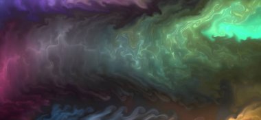 Renklerin karışımı dalgalar ve girdaplar yaratır. Posterler ve diğer basılı materyaller için.