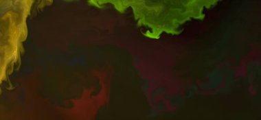 Renklerin karışımı dalgalar ve girdaplar yaratır. Posterler ve diğer basılı materyaller için.