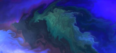 Renklerin karışımı dalgalar ve girdaplar yaratır. Posterler ve diğer basılı materyaller için.