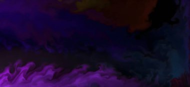 Renklerin karışımı dalgalar ve girdaplar yaratır. Posterler ve diğer basılı materyaller için.