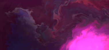 Renklerin karışımı dalgalar ve girdaplar yaratır. Posterler ve diğer basılı materyaller için.