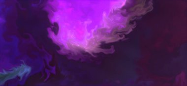 Renklerin karışımı dalgalar ve girdaplar yaratır. Posterler ve diğer basılı materyaller için.