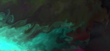 Renklerin karışımı dalgalar ve girdaplar yaratır. Posterler ve diğer basılı materyaller için.