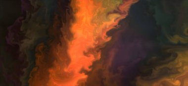 Renklerin karışımı dalgalar ve girdaplar yaratır. Posterler ve diğer basılı materyaller için.