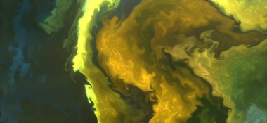 Renklerin karışımı dalgalar ve girdaplar yaratır. Posterler ve diğer basılı materyaller için.