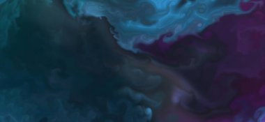 Renklerin karışımı dalgalar ve girdaplar yaratır. Posterler ve diğer basılı materyaller için.