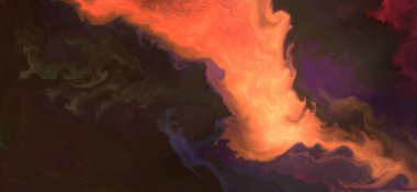 Alkol mürekkebi tekniğindeki doğal lüks, akışkan sanat resimleri..