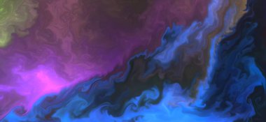 Alkol mürekkebi tekniğindeki doğal lüks, akışkan sanat resimleri..