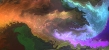 Alkol mürekkebi tekniğindeki doğal lüks, akışkan sanat resimleri..