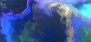 Alkol mürekkebi tekniğindeki doğal lüks, akışkan sanat resimleri..