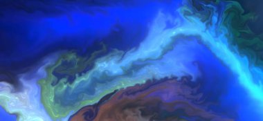 Alkol mürekkebi tekniğindeki doğal lüks, akışkan sanat resimleri..