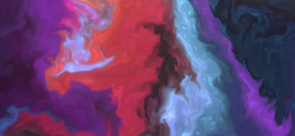 Natural Luxury Abstract Fluid Art Painting Alcohol Ink Technique — Stock Photo, Image