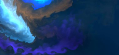 Alkol mürekkebi tekniğindeki doğal lüks, akışkan sanat resimleri..