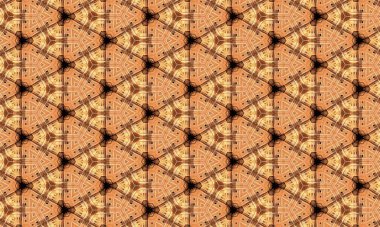 Tekstil markalaşması için geometrik pürüzsüz ve etnik stil dekorasyonlu dijital tekstil tasarım motifi.