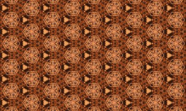 Tekstil markalaşması için geometrik pürüzsüz ve etnik stil dekorasyonlu dijital tekstil tasarım motifi.