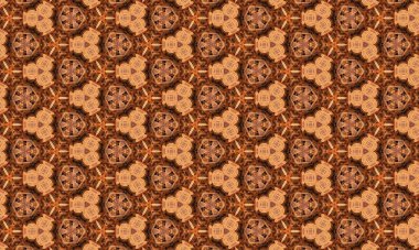 Tekstil markalaşması için geometrik pürüzsüz ve etnik stil dekorasyonlu dijital tekstil tasarım motifi.