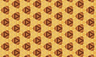 Tekstil markalaşması için geometrik pürüzsüz ve etnik stil dekorasyonlu dijital tekstil tasarım motifi.