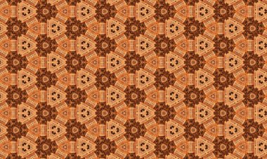 Tekstil markalaşması için geometrik pürüzsüz ve etnik stil dekorasyonlu dijital tekstil tasarım motifi.