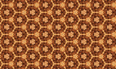 Tekstil markalaşması için geometrik pürüzsüz ve etnik stil dekorasyonlu dijital tekstil tasarım motifi.