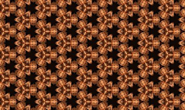 Tekstil markalaşması için geometrik pürüzsüz ve etnik stil dekorasyonlu dijital tekstil tasarım motifi.