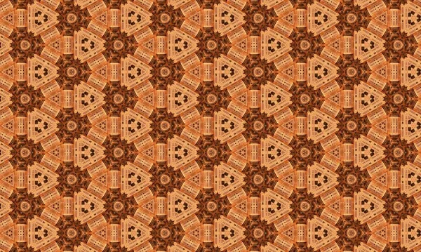 Digital Textile Design Motif Geometrical Seamless Ethnic Style Decoration Textile — Fotografia de Stock