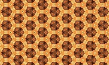 Etnik tekstil dekoratif süslemesiz desen.