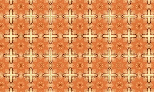 Ikat Seamless Pattern Tribal Art Print Chevron Geometric Background Abstract — Stock Photo, Image
