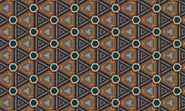 Soyut, Ajrakh Deseni, blok baskı deseni, batik baskı deseni, arkaplan dijital baskı tekstili