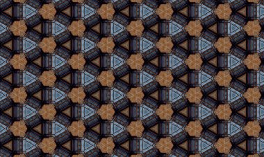 Soyut, Ajrakh Deseni, blok baskı deseni, batik baskı deseni, arkaplan dijital baskı tekstili