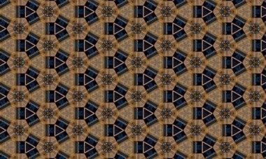 Soyut, Ajrakh Deseni, blok baskı deseni, batik baskı deseni, arkaplan dijital baskı tekstili