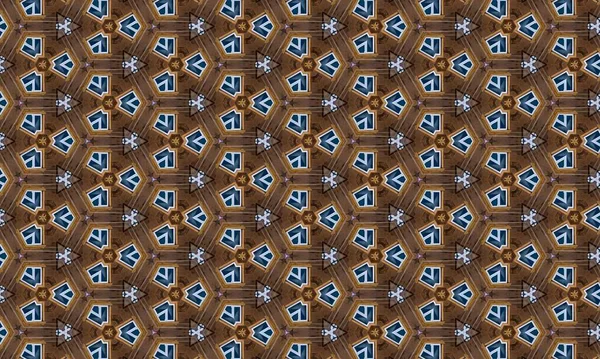 Seamless Pattern Multicolor Seamless Geometric Tartan Plaid Fashion Coat Scarf — Stock Photo, Image