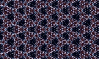 Soyut, Ajrakh Deseni, blok baskı deseni, batik baskı deseni, arkaplan dijital baskı tekstili