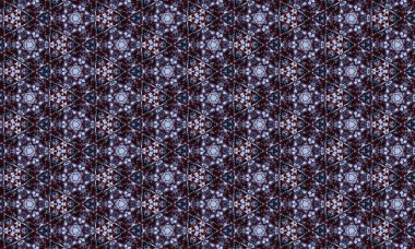 Soyut, Ajrakh Deseni, blok baskı deseni, batik baskı deseni, arkaplan dijital baskı tekstili