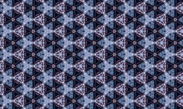 Abstract Ajrakh Pattern Block Print Pattern Batik Print Pattern Ψηφιακή — Φωτογραφία Αρχείου