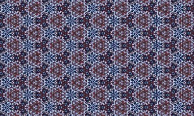 Soyut, Ajrakh Deseni, blok baskı deseni, batik baskı deseni, arkaplan dijital baskı tekstili