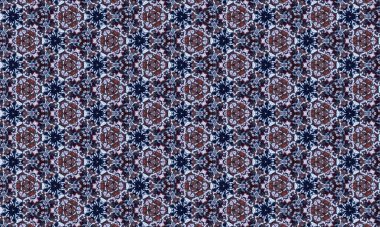 Soyut, Ajrakh Deseni, blok baskı deseni, batik baskı deseni, arkaplan dijital baskı tekstili