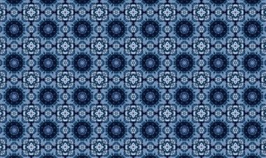 Raster Illustrasyon. Soyut şekilli kusursuz desen.