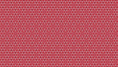 Geometrik şekilli kusursuz desen, vektör illüstrasyonu