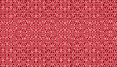 Raster Illustrasyon. Çiçeklerle kusursuz desen.