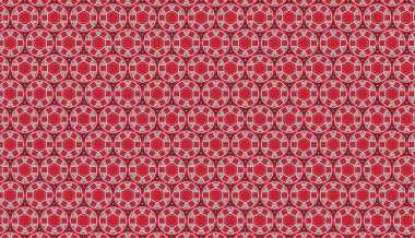 Geometrik şekilli kusursuz desen, vektör illüstrasyonu