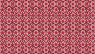 Geometrik şekilli kusursuz desen, vektör illüstrasyonu