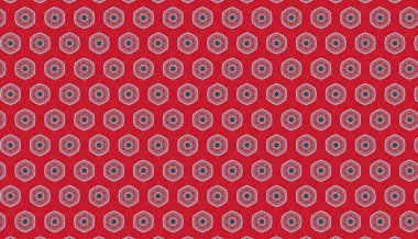 renkli daireler ile Seamless modeli. vektör çizim