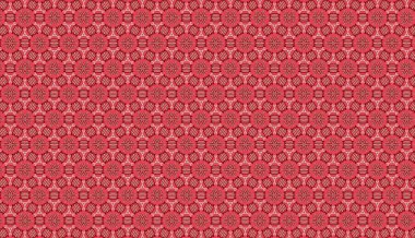 Raster Illustrasyon. Soyut çiçek süsüyle kusursuz desen.