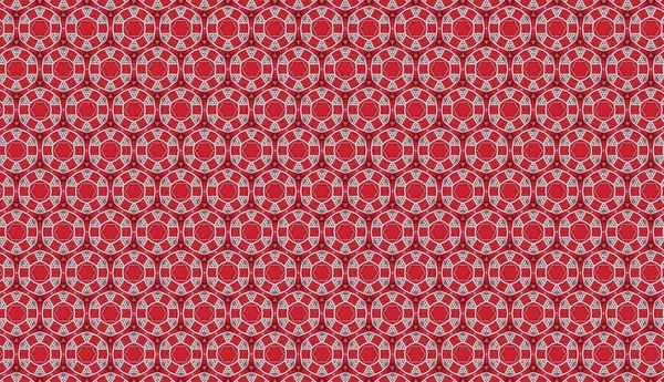 Geometrik şekilli kusursuz desen, vektör illüstrasyonu