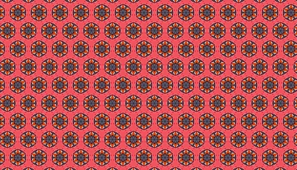 Soyut çiçeklerle kusursuz desen.