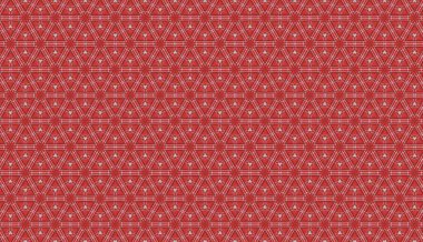 Kırmızı ve beyaz kar taneleriyle soyut arkaplan